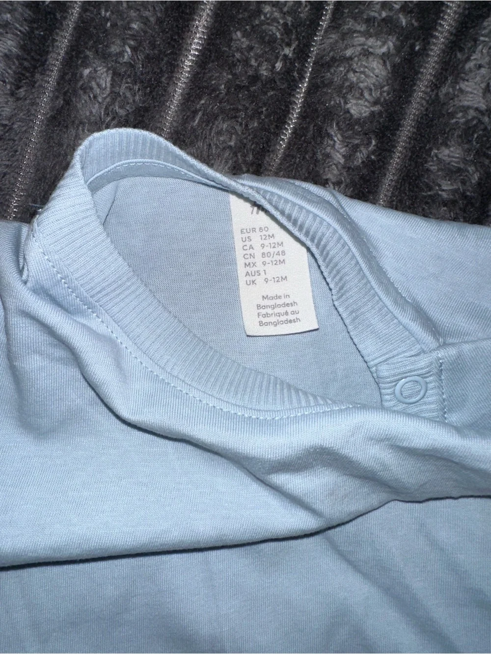 H&M baby boy Navy Anchor Tee, Red-Striped White Tee & Light Blue Tee - 3-Pack